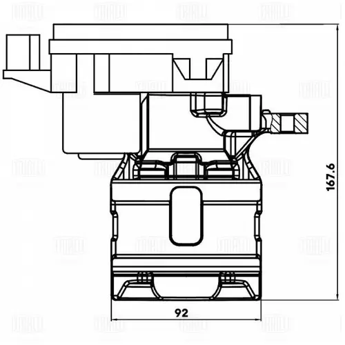 Суппорт тормозной TRIALLI CF800041