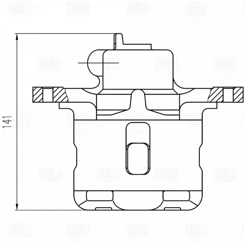 Суппорт тормозной TRIALLI CF800527