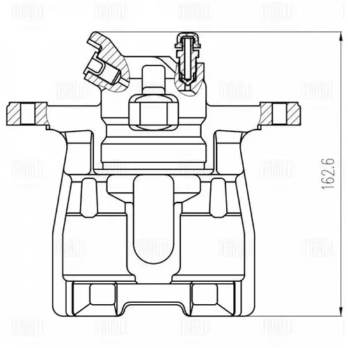 Суппорт тормозной TRIALLI CF800676