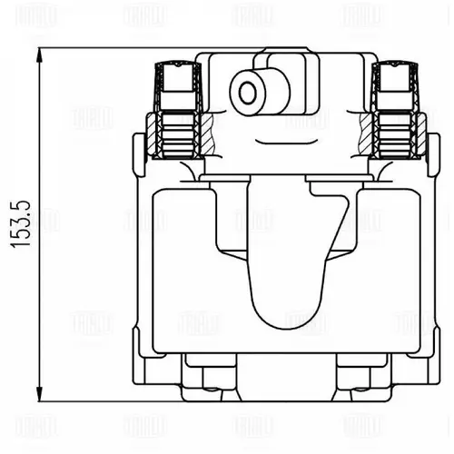 Суппорт тормозной TRIALLI CF800598