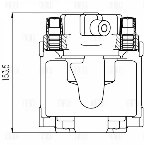 Суппорт тормозной TRIALLI CF800599