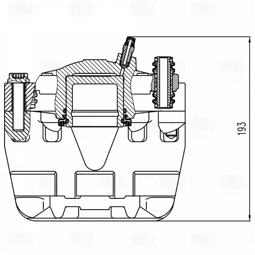 Суппорт тормозной TRIALLI CF800586