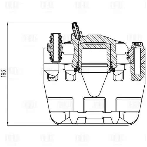 Суппорт тормозной TRIALLI CF800587