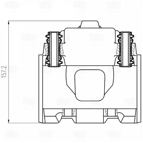 Суппорт тормозной TRIALLI CF800550