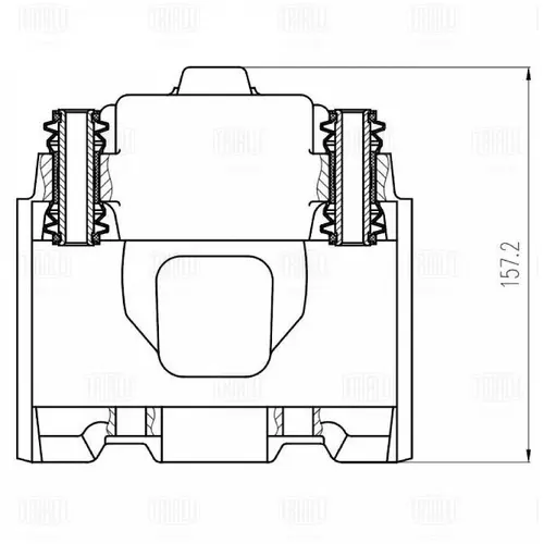 Суппорт тормозной TRIALLI CF800551
