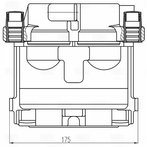 Суппорт тормозной TRIALLI CF800547
