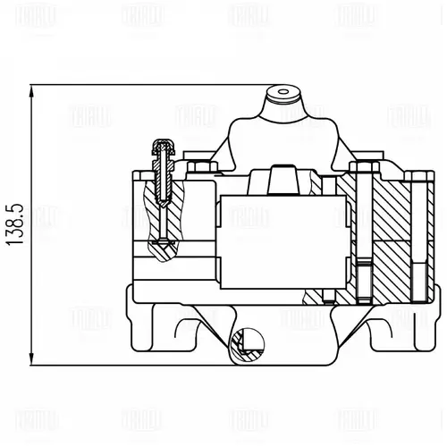 Суппорт тормозной TRIALLI CF800589