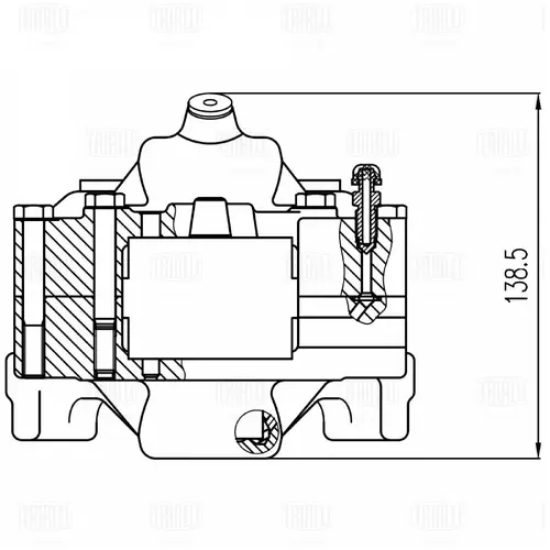 Суппорт тормозной TRIALLI CF800590