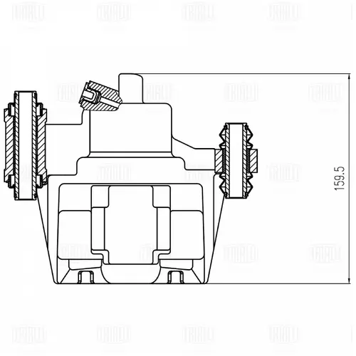 Суппорт тормозной TRIALLI CF800571