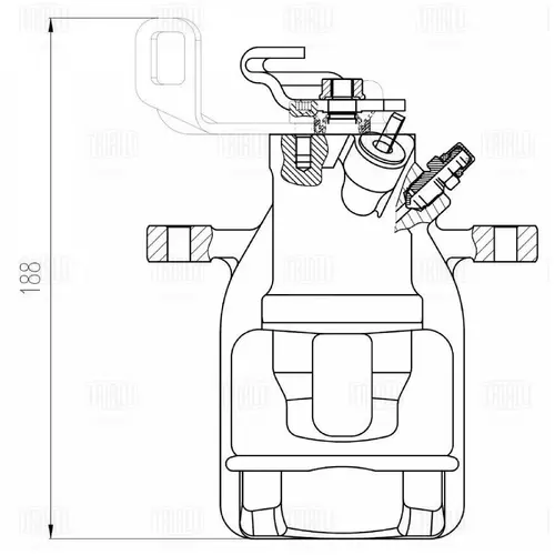 Суппорт тормозной TRIALLI CF800670