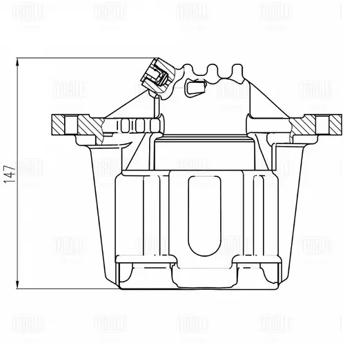 Суппорт тормозной TRIALLI CF800622