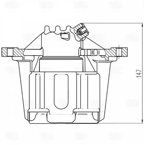 Суппорт тормозной TRIALLI CF800623