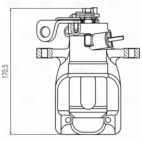 Суппорт тормозной TRIALLI CF800634