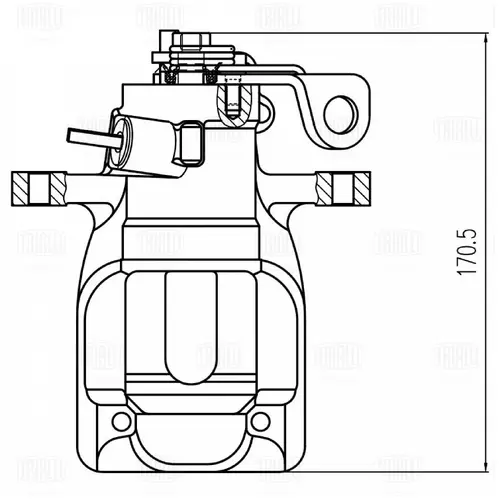 Суппорт тормозной TRIALLI CF800635