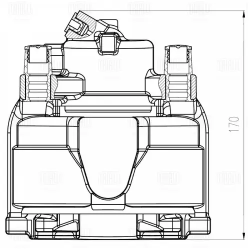 Суппорт тормозной TRIALLI CF800664