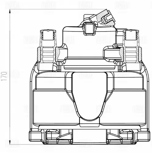 Суппорт тормозной TRIALLI CF800665