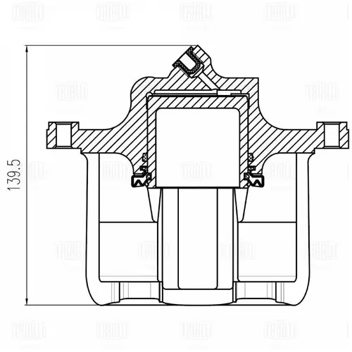 Суппорт тормозной TRIALLI CF800679