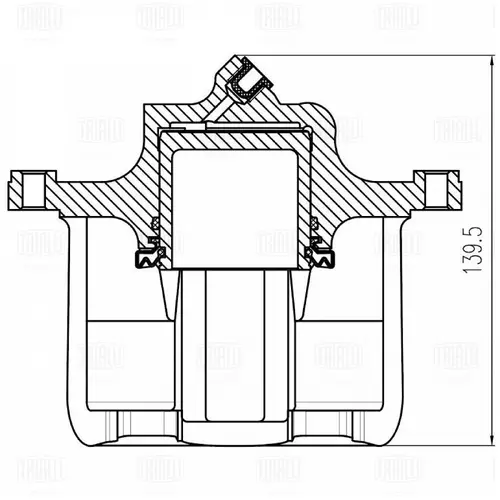 Суппорт тормозной TRIALLI CF800680