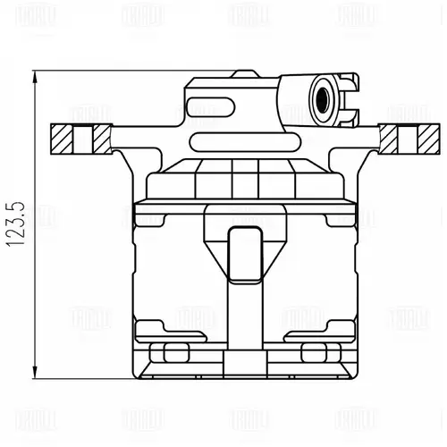 Суппорт тормозной TRIALLI CF800682