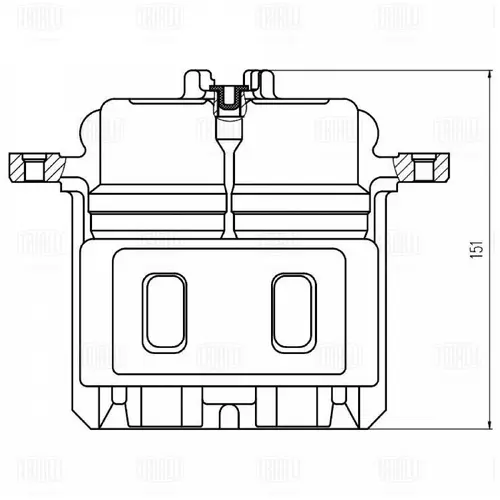 Суппорт тормозной TRIALLI CF800691