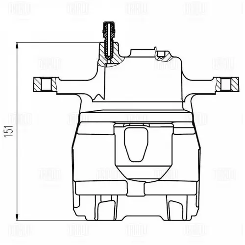 Суппорт тормозной TRIALLI CF800697