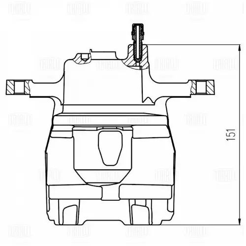 Суппорт тормозной TRIALLI CF800698