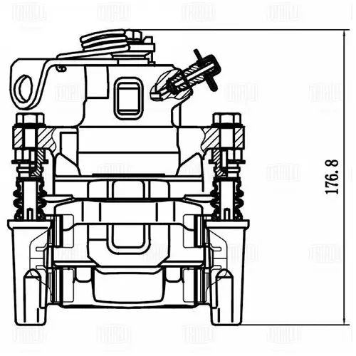 Суппорт тормозной TRIALLI CF800655