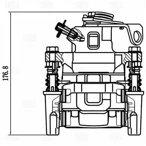 Суппорт тормозной TRIALLI CF800656