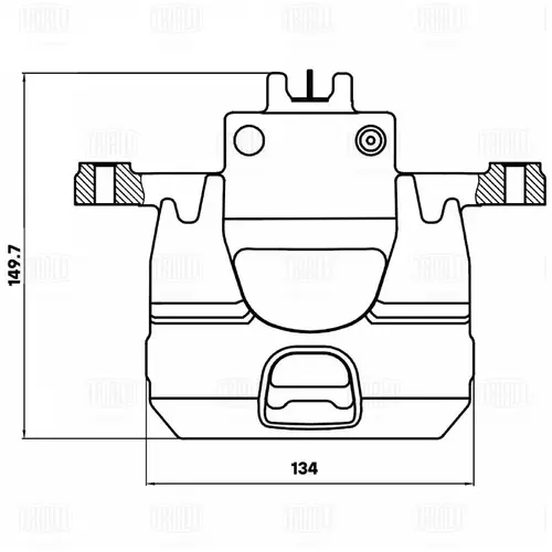 Суппорт тормозной TRIALLI CF800127