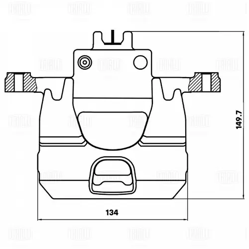 Суппорт тормозной TRIALLI CF800128