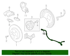 SENSOR,RR WHL SPD(ACDelco #23251375) BUICK