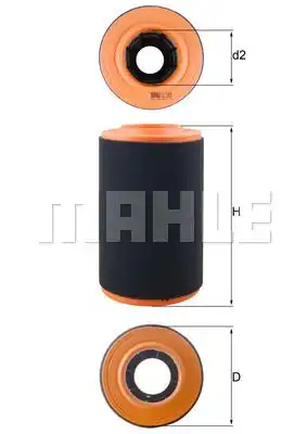 Фильтр воздушный KNECHT LX3353