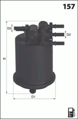 Топливный фильтр MECAFILTER G22