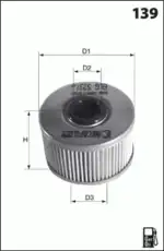 Топливный фильтр ELG5311 MECAFILTER