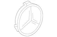 колпачек литого диска!\ MB 664 702 00