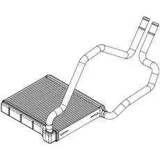 Радиатор отопителя LUZAR LRH3047