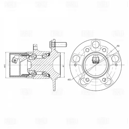 Ступица TRIALLI MR2708