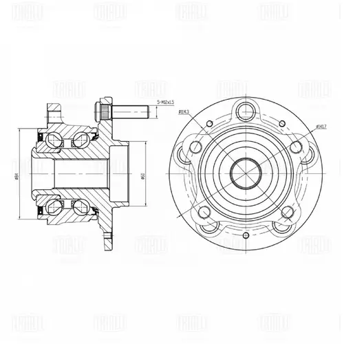 Ступица TRIALLI MR2715