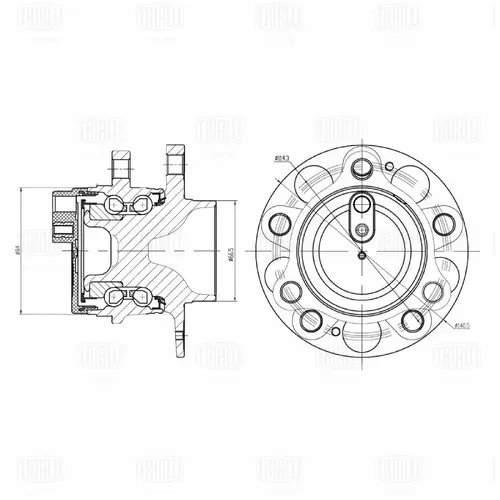 Ступица TRIALLI MR3084