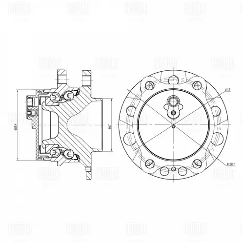 Ступица TRIALLI MR2787