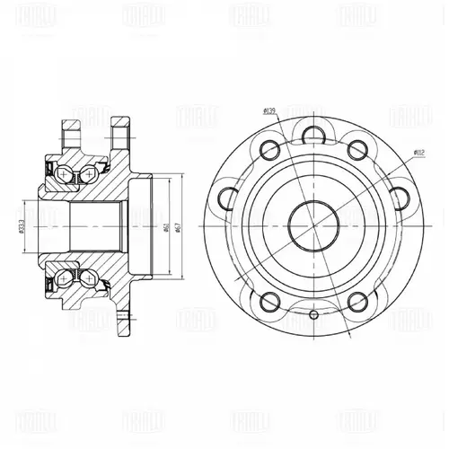 Ступица TRIALLI MR2788