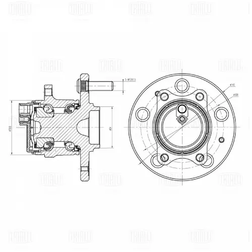Ступица TRIALLI MR2732