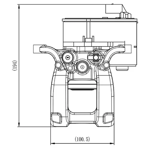 Суппорт тормозной TRIALLI CF800142
