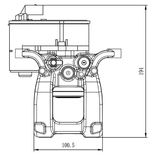 Суппорт тормозной TRIALLI CF800143