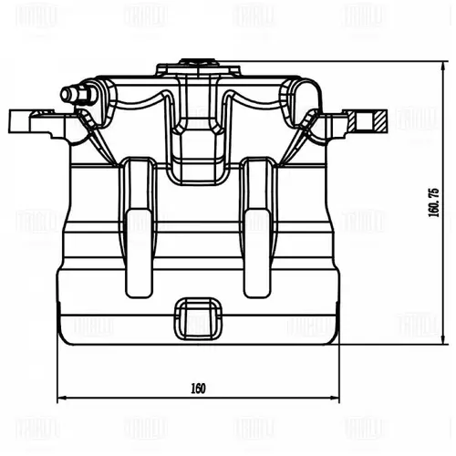 Суппорт тормозной TRIALLI CF800122