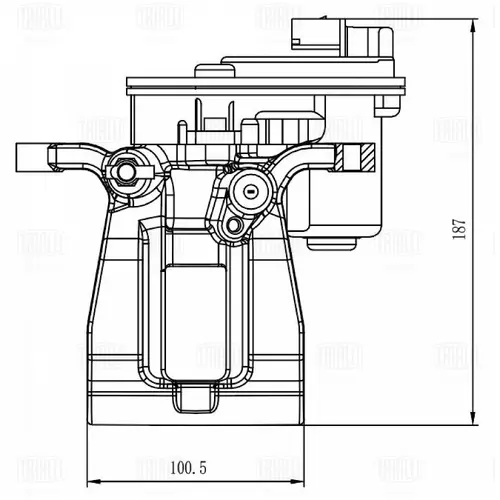 Суппорт тормозной TRIALLI CF800095