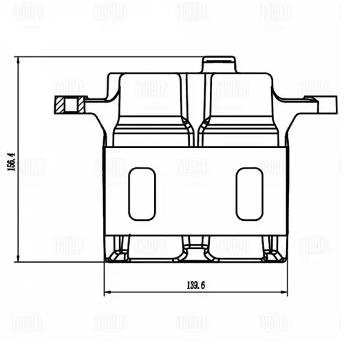 Суппорт тормозной TRIALLI CF800097