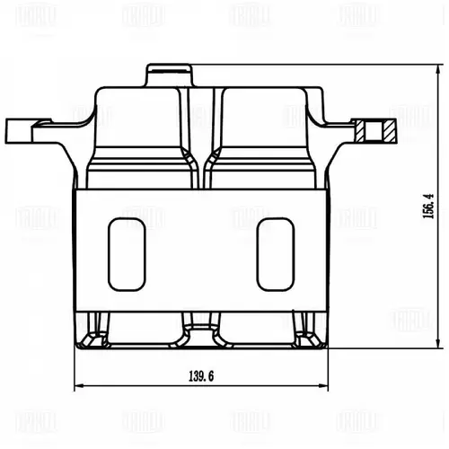 Суппорт тормозной TRIALLI CF800098