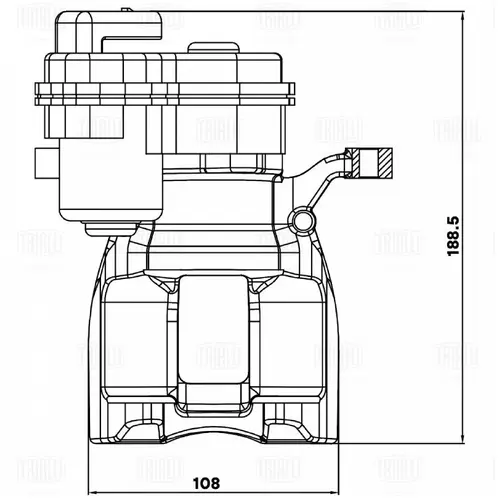 Суппорт тормозной TRIALLI CF800101
