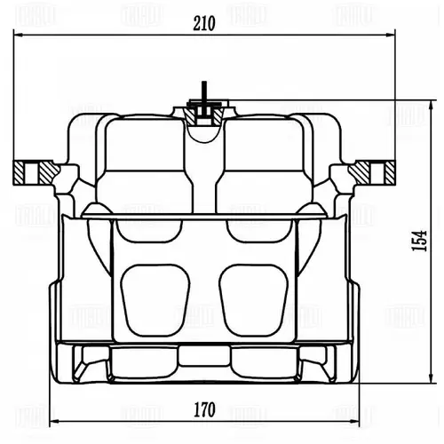 Суппорт тормозной TRIALLI CF800104